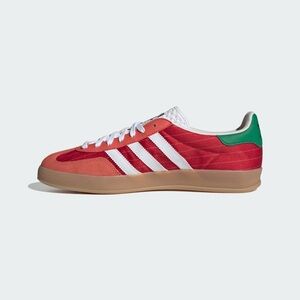 Adidas Gazelle Indoor Shoes Better Scarlet/Cloud White/Gum
